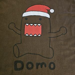 DOMO KUN Santa Hat Christmas Brown T-Shirt Medium Adult Rare Y2K Domonation.com